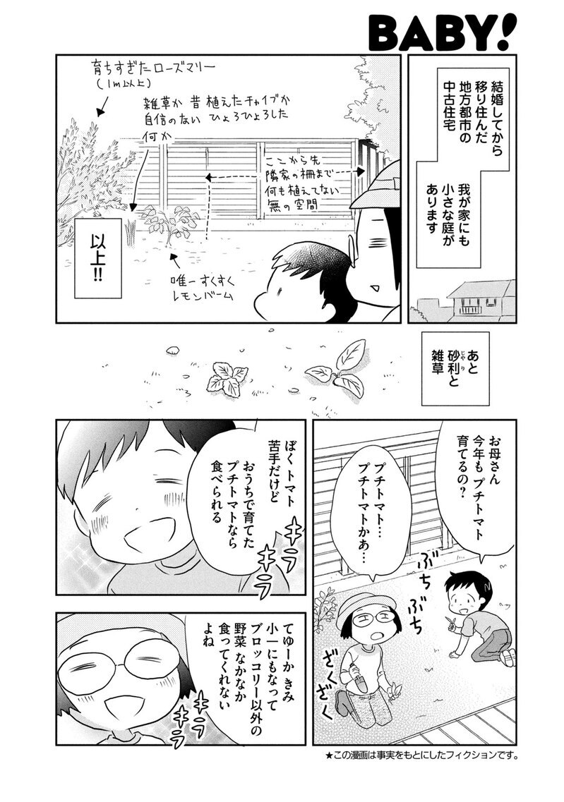 庭のトマトは３年目『ままならぬDIY 第1話』