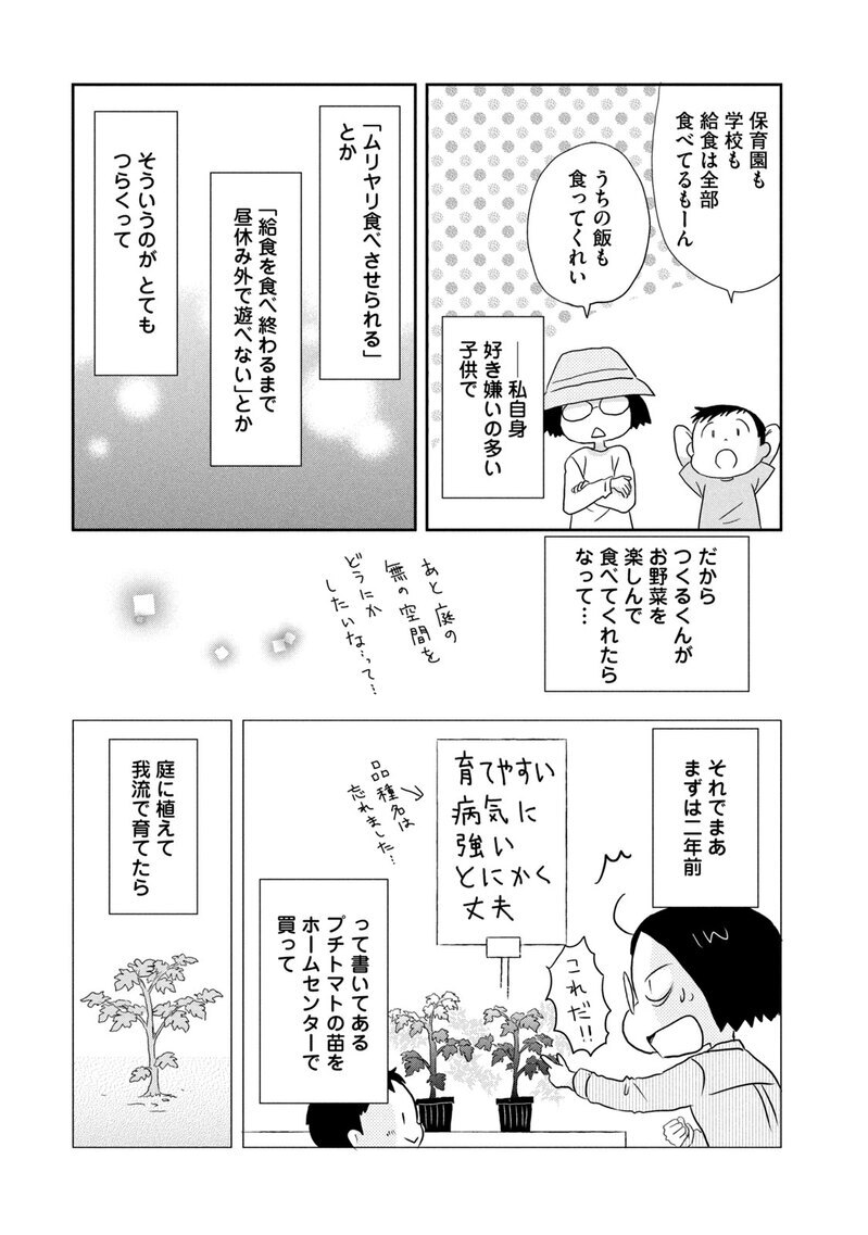 庭のトマトは３年目『ままならぬDIY 第1話』