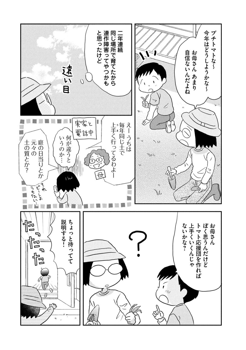 庭のトマトは３年目『ままならぬDIY 第1話』