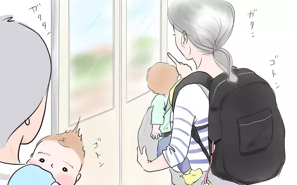 電車で見かけた、緊張と不安で張り詰めているママへ【笑いあり涙あり 男子3人育児 第26話】