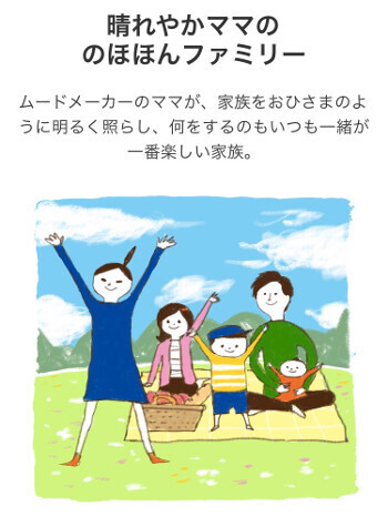 のほほんファミリーになりたい！　「おやこ診断」で家族紹介します【ぎゅうにゅう日記 第1話】