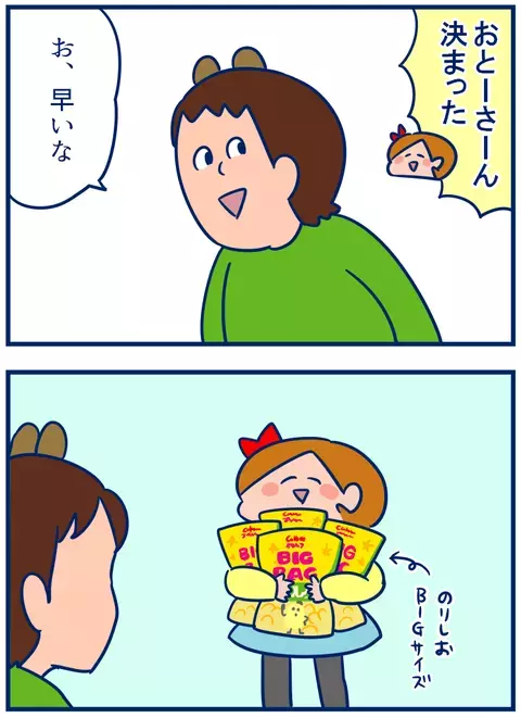 飽きるまで食べてみたい！ホワイトデーで娘が選んだお菓子とは？【双子を授かっちゃいましたヨ☆ 第163話】