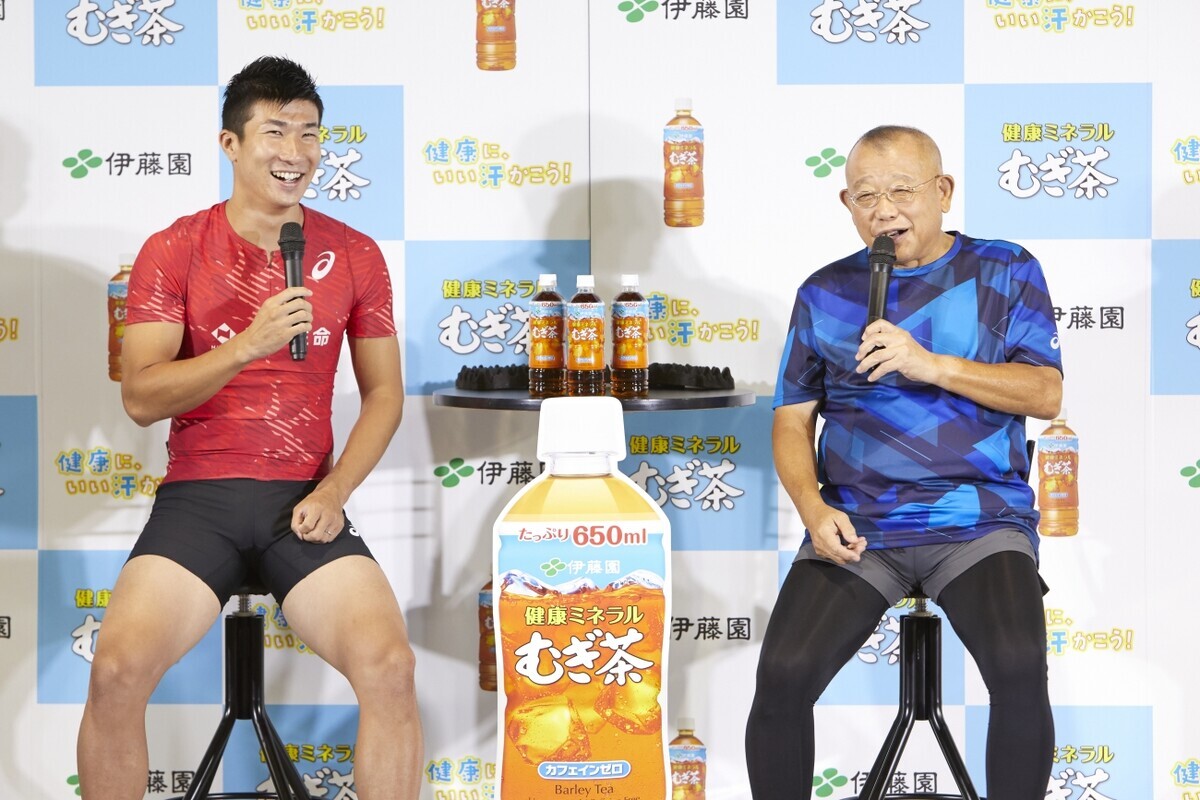 鶴瓶さん・桐生選手とおうちでラクラク運動！「健康に、いい汗かこう！キャンペーン」とは