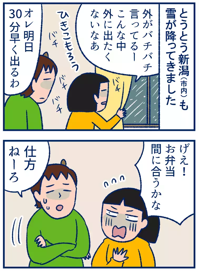 雪の種類はひとつじゃない！北国の民に備わった予測力【双子を授かっちゃいましたヨ☆ 第255話】