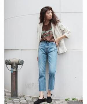 カジュアルコーデの味方 春だからこそ薄色デニムをおしゃれに履きたい 18年4月3日 ウーマンエキサイト 5 5