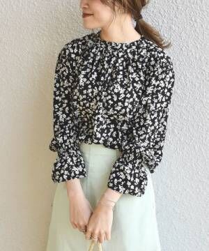 マラドロイト 鈍い 雄弁家 花 柄 ブラウス 19 Syain Jp