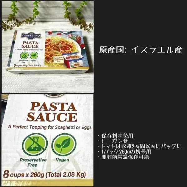 デルディスティーノパスタソース
