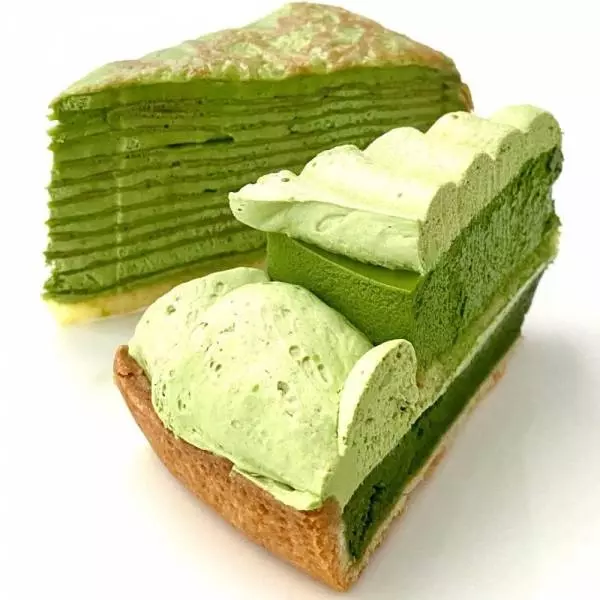 抹茶ティラミスタルト＆抹茶ミルクレープ
