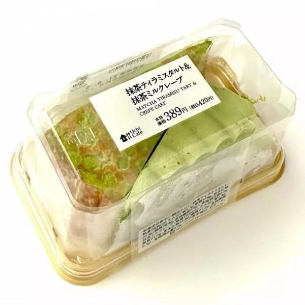 抹茶ティラミスタルト＆抹茶ミルクレープ