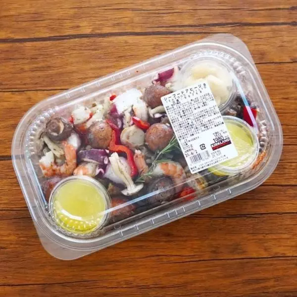 コストコのシーフードアヒージョのパッケージ写真