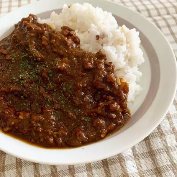 無印良品の辛くないジンジャードライキーマカレー
