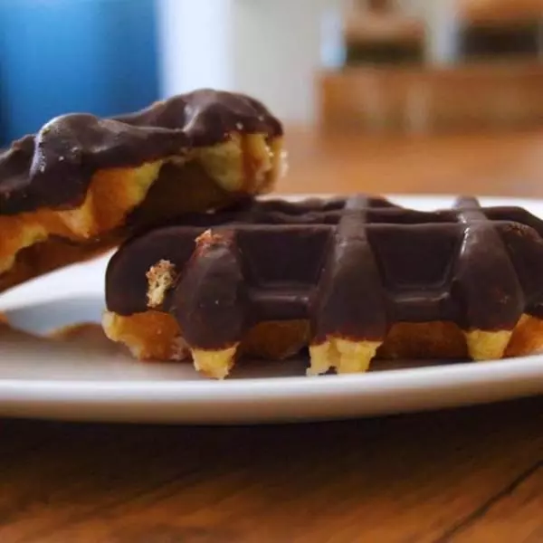 業務スーパーのベルギーワッフルチョコレート