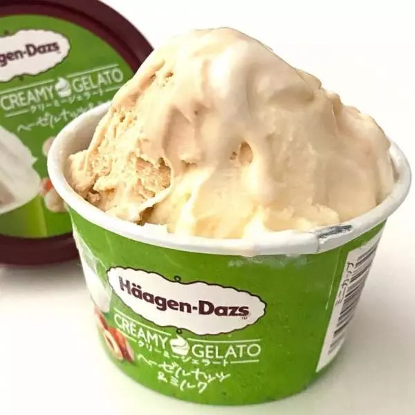 ハーゲンダッツのクリーミージェラートヘーゼルナッツ＆ミルク