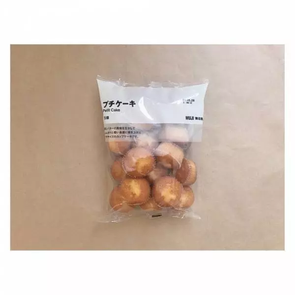 無印良品のプチケーキ
