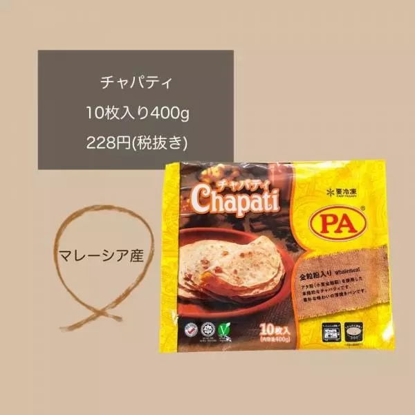 業務スーパーのチャパティ