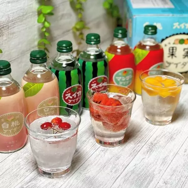 コストコの果実サイダー