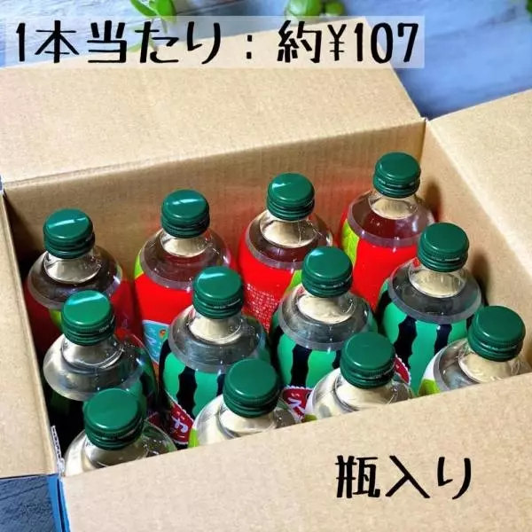 コストコの果実サイダー