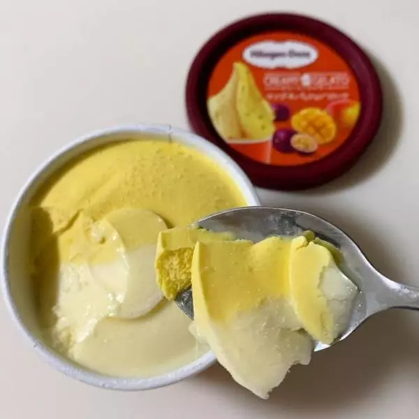 ハーゲンダッツクリーミージェラートマンゴーアンドパッションフルーツ