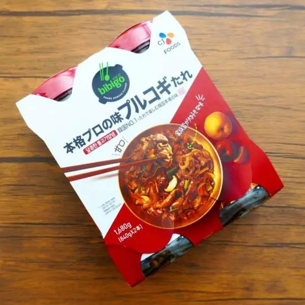 コストコのプルコギのたれのパッケージ