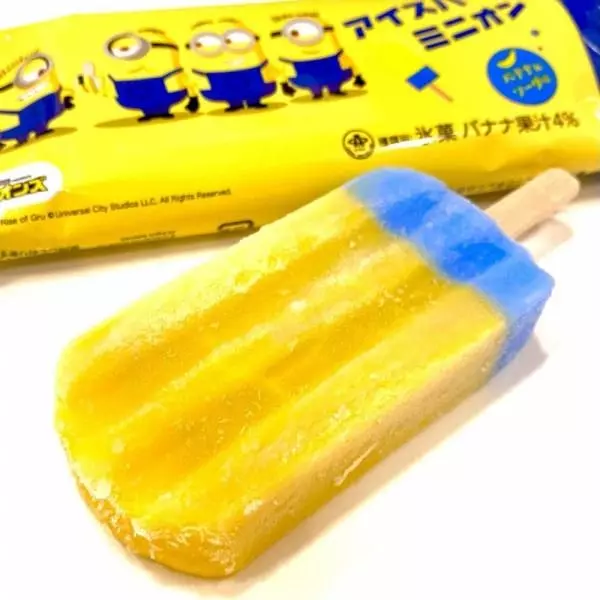 アイスバーミニオンバナナ＆ソーダ味