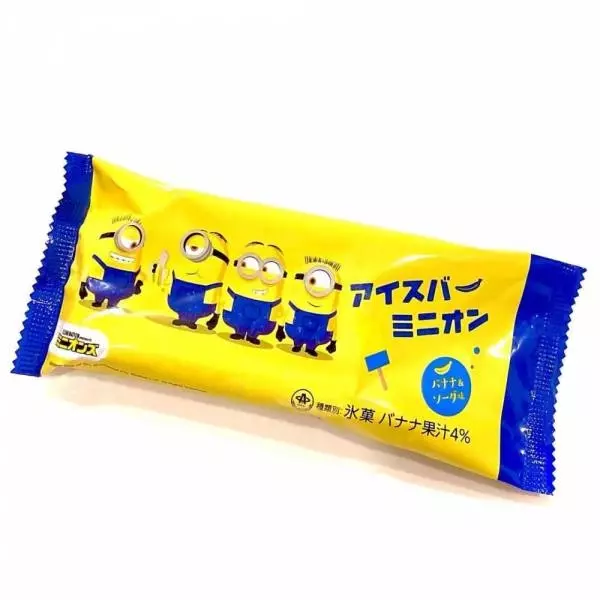 アイスバーミニオンバナナ＆ソーダ味