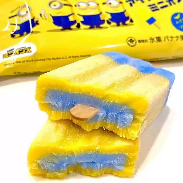 アイスバーミニオンバナナ＆ソーダ味