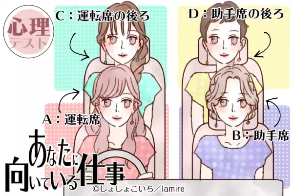 意外とこんなタイプかも！？【心理テスト】あなたに向いている仕事って？