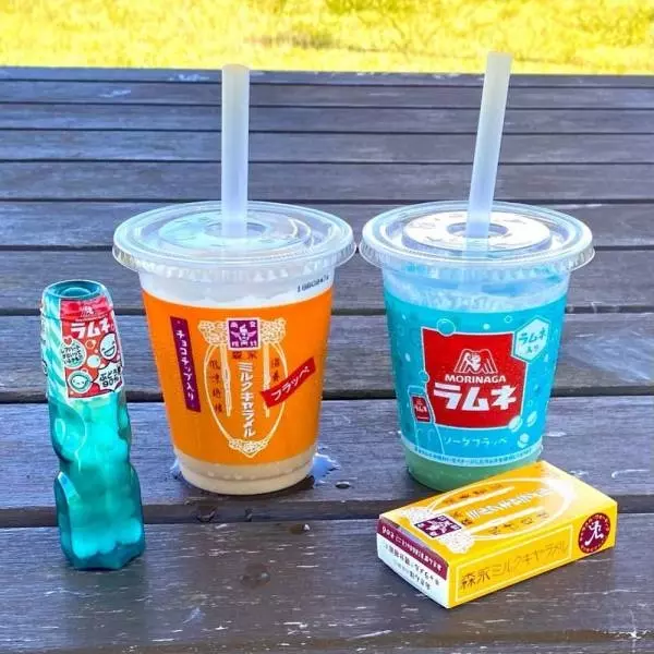 森永ミルクキャラメルフラッペ森永ラムネソーダフラッペ