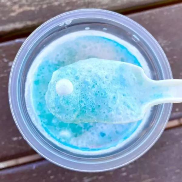 森永ラムネソーダフラッペ