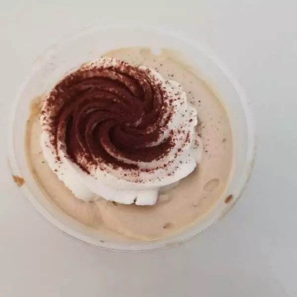 クリームたっぷりコーヒーゼリー