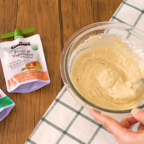 コストコのオーガニックフルーツ&っベジタブルピューレパウチ