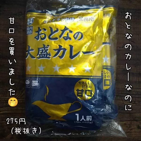 おとなの大盛りカレー