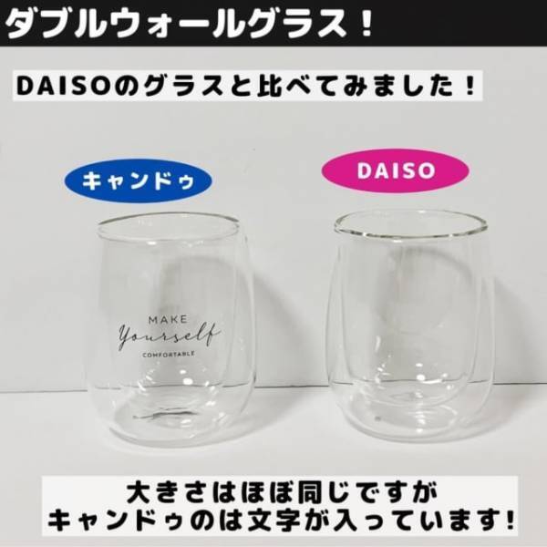 「まるでフランフラン！？」キャンドゥの“激カワ映えグラス”が人気♡