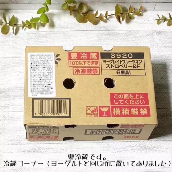 ヨープレイトフルーツオンストロベリー