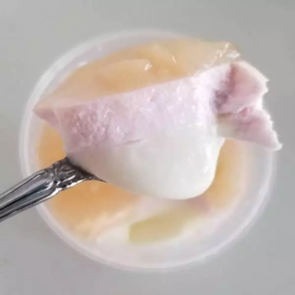 とろける濃厚生杏仁豆腐白桃