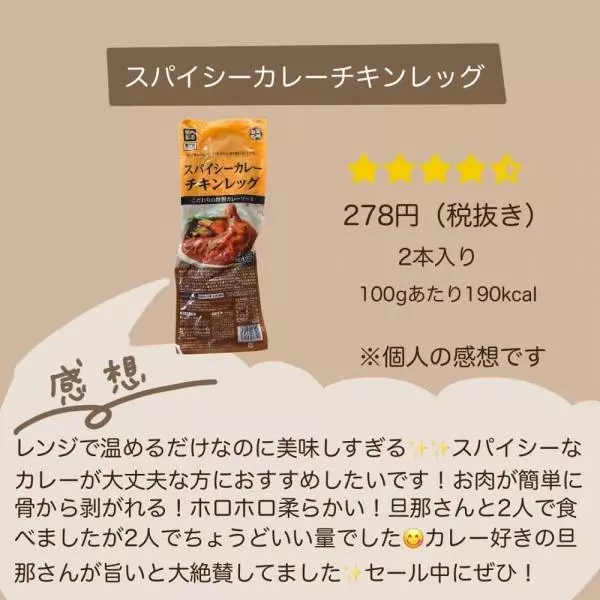業務スーパーのスパイシーカレーチキンレッグ