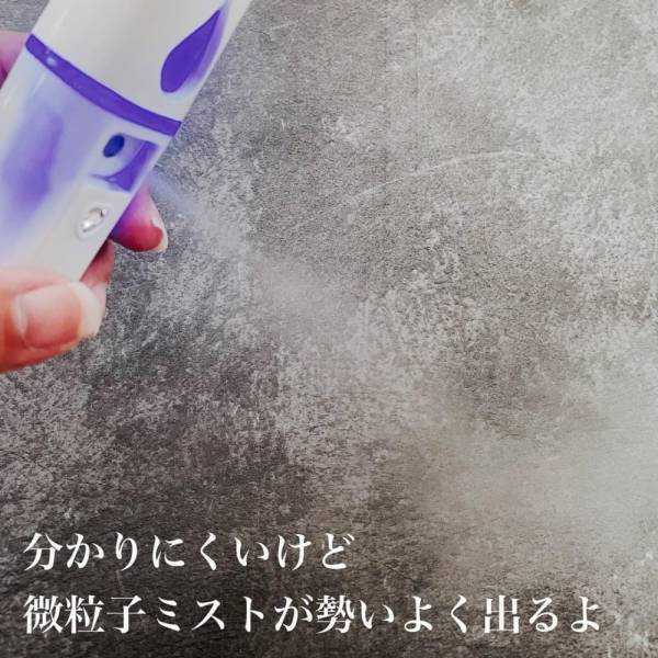 「乾燥する季節が来る前に…！」ダイソーの“ハンディーミスト”がかなり優秀！？