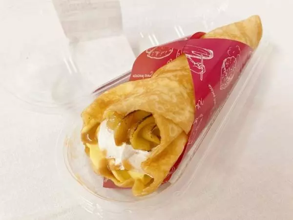 紅はるかのスイートポテトクレープ