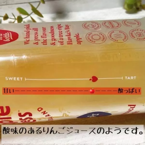 コストコのアップルジュース