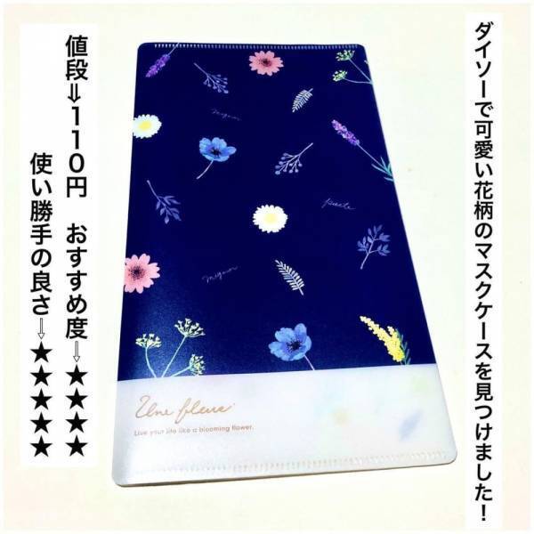 「これは重宝しそう♡」ダイソーの“優秀マスクケース”は見た目も可愛いって噂！