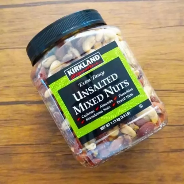 コストコの無塩ミックスナッツ