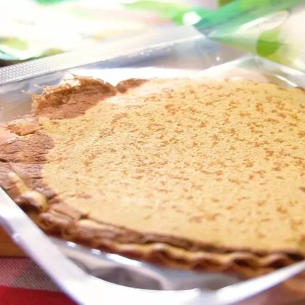 コストコ「平飼いたまごとカリフラワーパウダーのクレープ」のアップ