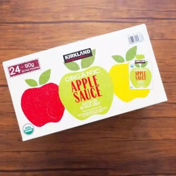 コストコのオーガニックアップルソース