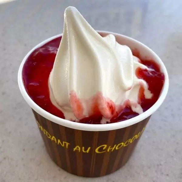 ミニストップのとろけるフォンダンショコラいちご