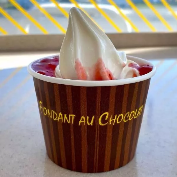 ミニストップのとろけるフォンダンショコラいちご