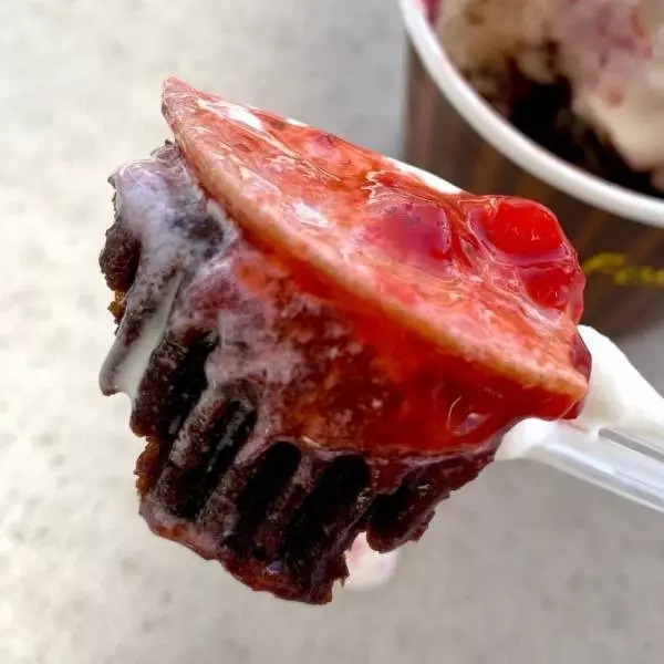 ミニストップのとろけるフォンダンショコラいちご