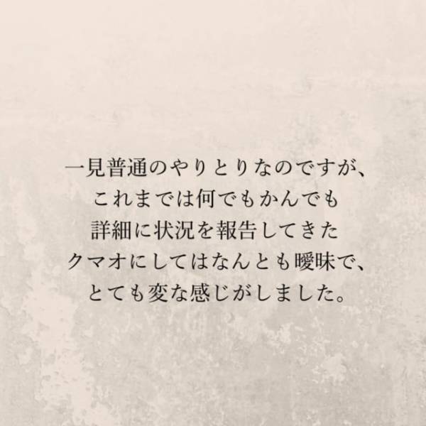 【＃4】「ひとりでのんびり過ごしてるよ〜」一見普通な“夫からの返信”。しかし、いつもより曖昧で…！？＜里帰り中に夫がぶっ壊れた話＞