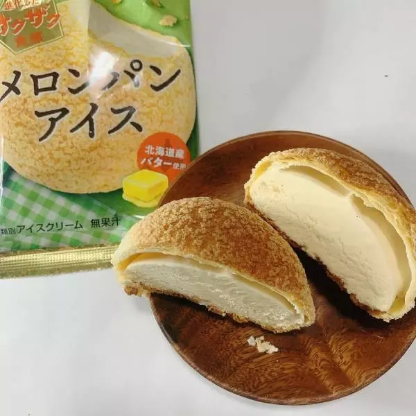 メロンパンアイス