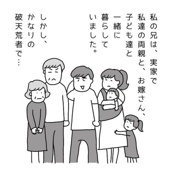 「帰るところがないんだよ…」夜中、人の気配で目が覚めた私。廊下にいたのは家族と実家で同居しているはずの“破天荒”な性格の兄で…？＜夜中に寝ていると…＞