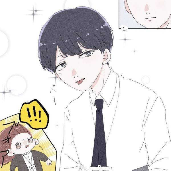 【漫画】「やばい顔がゆるむ…！」同じ職場の彼。目があった瞬間に“彼がやったこと”とは…！？＜社内恋愛はやべぇって話＞